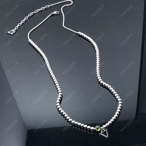 Mens Silver Beads Halsband Luxury Armband Designer Jewelry for Women Fashion Armband Letter Pendant Halsband Kedja L￤nk Br￶llopsl￥da