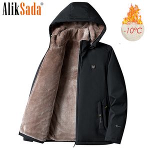 Gilet da uomo 5XL Inverno Casual Classico Caldo di spessore in pile Parka Giacca Cappotto Autunno Moda Tasche Antivento Parka Plus Size 221130