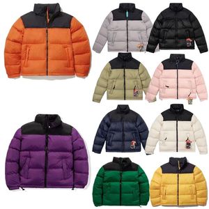 Projektant męska kurtka puchowa parka haftowana litera rainbow classic 1996 damski top zimowy płaszcz dla par sizeS-3XL