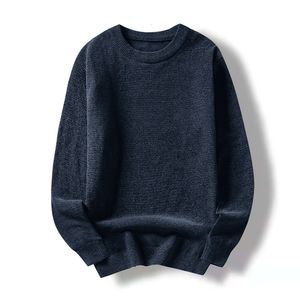 Mens Sweaters NonIron MenS Grey Spring Autumn Winter Clothes Pull OverSize 5XL 6XL 7XL 8XL Classic Style Casual Pullovers 221130