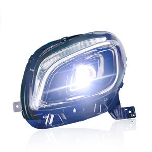 Automobile Car Headlights Assembly Daytime Running Light Turn Signal For Smart W453 Fog Head Lamp Front Lighting