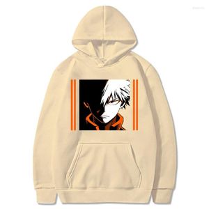 Erkek Hoodies Sokak Giyim Bakugou Katsuki Grafik Sweatshirt Boku Kahraman Yok Akademisi Harajuku Giysileri Anime Sweatshirts Manga Hoodie Tops