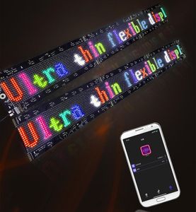 Modüller 1 Metre USB Bluetooth RGB Programlanabilir Esnek Piksel LED Modül Ekran Matris İşaret Kartı Android iOS Uygulama Katkı