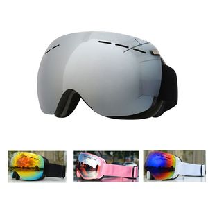 Occhiali da sci Uomo Donna Inverno ing Maschera Occhiali Doppia lente AntiFog UV Snowboard Occhiali Antivento Accessori da neve 221130