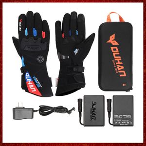 ST629 Motorcycle Gloves Heated Waterproof Gloves Windproof Heating Guantes Moto Protection Winter Motorbike Riding Accessories