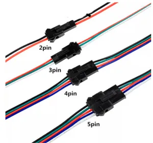 Strips 3Pin 4Pin 5Pin 6Pin JST -LED -Stecker M￤nnlicher und weiblicher Stecker f￼r 3528 RGB RGBW RGBWW Strip Light