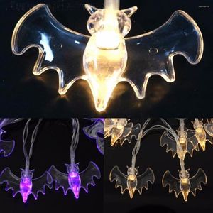 Strings Style 20 LED Bat String Lights Lamp Halloween Fairy Party Garden Window Hanging Decor