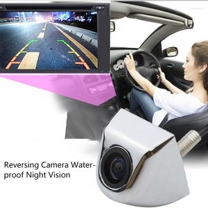 Câmeras de câmeras de vista traseira do carro Sensores de estacionamento Revertendo a câmera de 170 graus de visão noturna metal à prova d'água