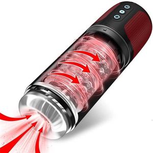 Sex Toy Massager Automatic Sucking Male Masturbator Cup Fully Waterproof with 7 Rotating at Vacuum Suction Modes Adult Sex Toys for Men