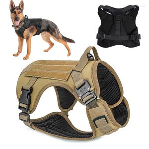 Dog Collars Military Tactical Big Harness For Medium Large Dogs German Shepherd Doberman Vest Harnesses No Pull Pet Outdoor Train Supply