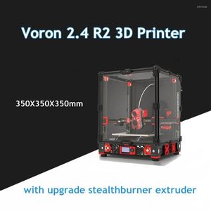 Skrivare Voron 2.4 R2 350mm omonterad 3D -skrivarmaskinpaket med anpassade färg CNC ABS -delar