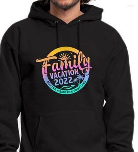 Men's Hoodies Family Vacation 2022 Graphics Design Fleece Hoodie Men's Fashion Casual Customizable Sweatshirts Sports Fitness Top