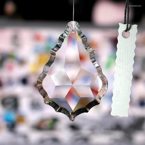 Hängslampor l9nb klar ljuskrona glas kristaller lampa prismor delar hängande droppar hängen 38mm