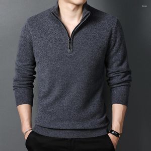 Men's Sweaters Men Wool Turtleneck Sweater 2022 Autumn Winter Cashmere Jumpers 9Colors Long Sleeve Warm Pullovers