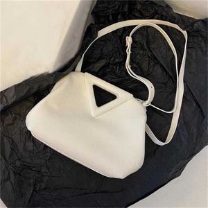 bottegaly venettaly bags new Bags Bag leather Designer inverted triangle clip bag candy color cloud one shoulder slant cross hand carrying womens