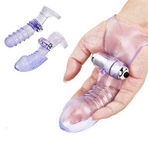 Sex Toy Massager masturbator Female Finger Sleeve Vibrator g Spot Massage Clit Stimulate Adult Toys for Women Products