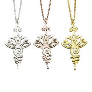 Choker Lotus Flower Wisiant Naszyjnik