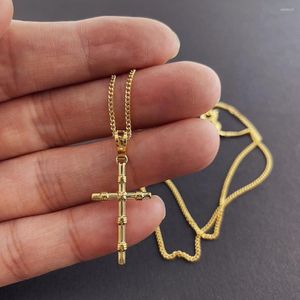 Pendant Necklaces K Gold Necklace Religious Faith Cross For Women amp Men Jewelry Gifts