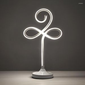 Lampade da tavolo Europa Lampada da comodino a LED Sfera di vetro Lampara Mesa Noche Sala da pranzo Soggiorno Letto