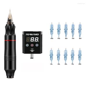 Tattoo Guns Kits Wireless Rechargable Machine Set Mini Battery Power Supply For DC Jack Pen Beginners Artist