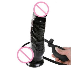 Toy Massager Inflable Big Soft Dildo Suction Suction Suction Suction Pene Pene Anal Sex Toys para mujeres bomba enorme tap￳n de trasero