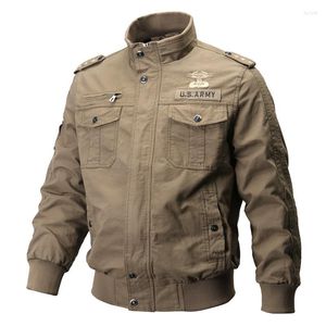 Herren Trenchcoats Cargo Oversize 2022 Herrenbekleidung Kragen bestickte Baumwollwaschjacke Plus-Size Casual Male Blazer Mode