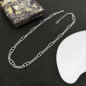 22ss C letter adjustable titanium steel chain necklace men and women street fashion simple accessories