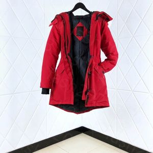 Kurtki designerskie kobiety zimowy puffer płaszcz w dół prawdziwy wilk futr zewnętrzny mystique rossclair kaczka parker doudoune femme kurtka kobieta futra płaszcza parka