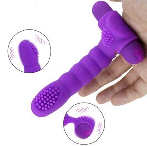 Massaggiatore per adulti Vibratore per dito Giocattoli per coppie Mini Dildo g Spot Massaggio Stimolatore per clitoride Donna Masturbatore femminile Negozio per adulti