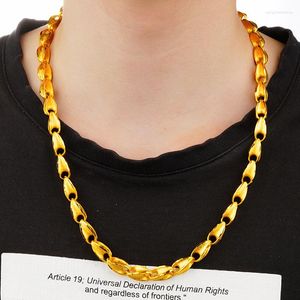 Цепочки 24K Goldengound Design Chain Choker Ожерелья для мужчин модные украшения Высокое качество никогда не исчезает