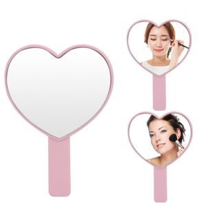 Portable Hand Mirrors Hairdressing Salon Hair Stylist Handheld Hairdressing Mirror Wide Angle Clear Vision