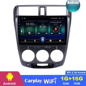 CAR DVD GPS Radio Player 10.1 tum Android Music Stereo Touch Screen Head Unit för Honda City 2011-2016 Navigationssystem