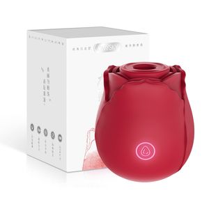 Massager Vibrator Rose Clit Sucker Nipple Stimulator Sex Toys For Women 10 Intense Suction Clitoral Sucking