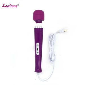 SS33 Toy Sex Massager 10 Speed Magic Wand Av Travel Massager Stick Toys Vibrators Adult Products 4 Colors with English Manual for Female