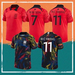 2022 South Korea soccer jersey 22 23 Home Red SON KIM HWANG LEE JEONG SUNG LEE KWON National team shirt Football uniform