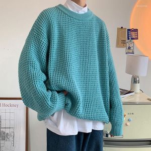 Męskie swetry zimowe swetr męskie ciepła moda 6 kolorów swobodny dzianin pullover koreański luźne luźne męskie ubrania mens m-3xl