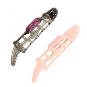 Massager zabawek seksu Ekwoidalny przedłużacz kutasa dla mężczyzn Erekcja rozszerzająca się Penis Sleeve Vibrator wibrujący pierścień wielokrotnego użytku wielokrotnego użytku