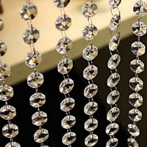 Perde 5m çelenk elmas akrilik parıltı kristal boncuk iplik perdeler kolye aydınlatma pencere odası bölücü diy ev dekorasyon