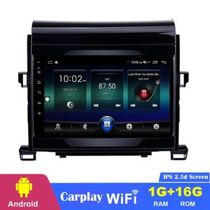 Toyota Alphard için 8 inç Android Araba DVD oynatıcı 2009-2014 1080p video stereo desteği ile dokunmatik ekran obd2 ayna bağlantı direksiyon kontrolü