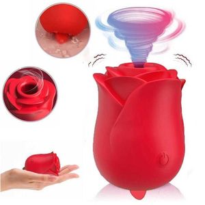 Sex Toy Massager Red Rose Toy 2022 med tungvibratorkvinnor