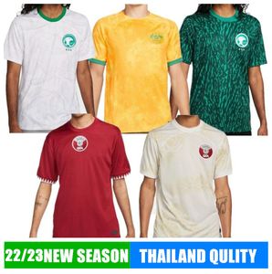 22 Qatar Soccer Jerseys Australias 23 SAUDI ARABIA EGAN Brewster Doyle BERGE McBurnie AFIF ALI HATEM HAYDOS BOUDIAF HASSAN MUNTARI KHOUKHI ASAD Baldock Football