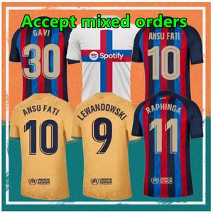 22 23 Lewandowski Soccer Jersey Camisetas de Football 2022 2023 Shirt Men