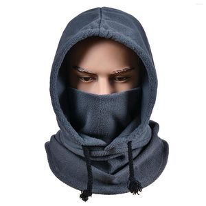 Bandanas Winter Warm Polar Fleece Sports Cap capa de face pescoço Máscara de esqui lenço para homens ciclismo de esqui motociclismo 2022