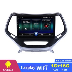 Android GPS CAR DVDプレーヤーヘッドユニットナビゲーションマルチメディアJeep Grand Cherokee-2016 WiFi SWC 10.1インチ