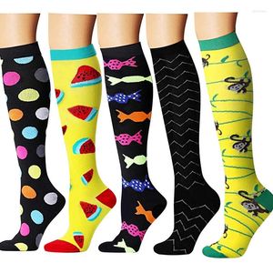 Herrensocken, Kompressionssocken, für Herren und Damen, Sport, Golf, Tube, Laufen, Flug, Reisen, Ausdauer, Executive-Länge, Fancies