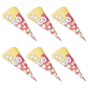 Gift Wrap Popcorn Bags Paper Bag Coneboxes Snack Holder Cones Triangle Basket Serving Candy Fried Treat Party Friescookiesnacks Wrapped