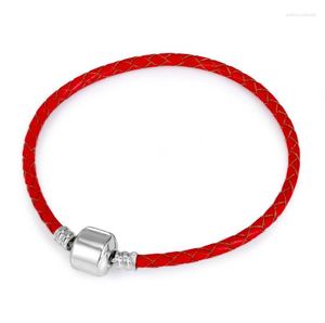 Charm Bracelets plc Marke Black Wrap Langes Lederarmband M￤nner Armreifen Mode Sproty Chain Link M￤nnlich mm