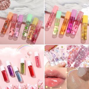 Lip Gloss 24pcs/lot Fruit Oil Moisturizing Care Long Lasting Plumper Beauty Makeup Color Random