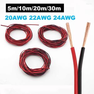 Lighting Accessories Electrical Wire 2 Pin Wires LED Strip Cable 20AWG 22AWG 24AWG 12V Flexible Electric Extension For Lamp Bulb Automotive