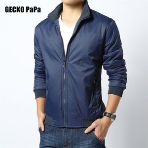 Mens Jackets Autumn Winter Men Zipper O Outwear Windbreaker Business Coats Male Roupos 220930